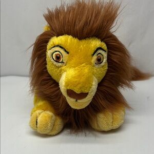 Plush Lion King Toy - Yellow and Brown